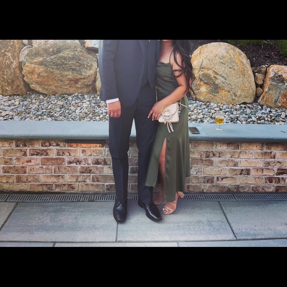 ASTR the Label Gaia Dress in Sage - Picture 3 of 3